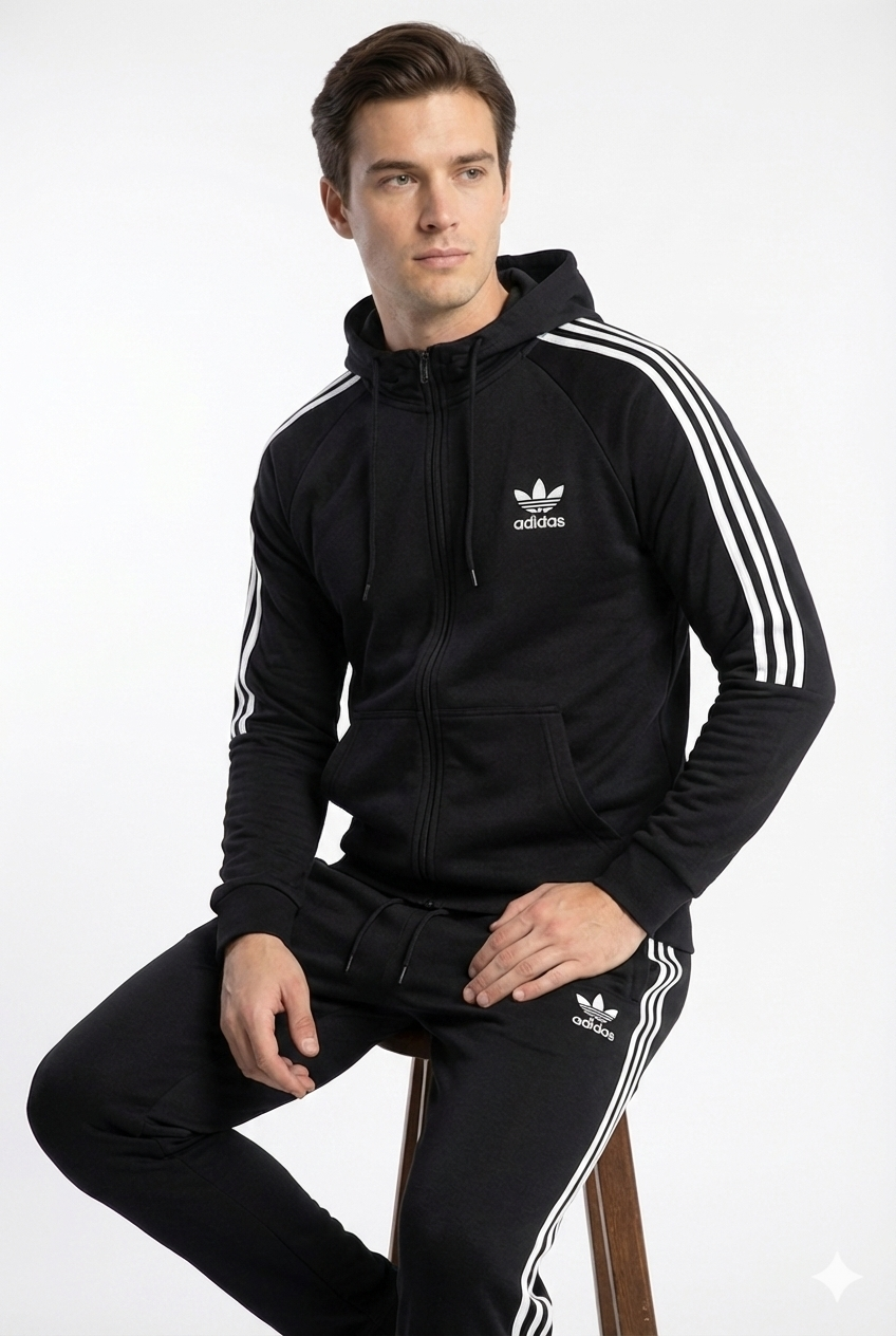 men’s premium color block sweatshirt with slim fit denim jeans men’s premium color block sweatshirt with slim fit denim jeans