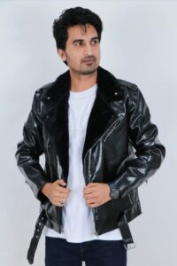 New Fashion Biker Style Black PU Leather Jacket new fashion biker style black pu leather jacket